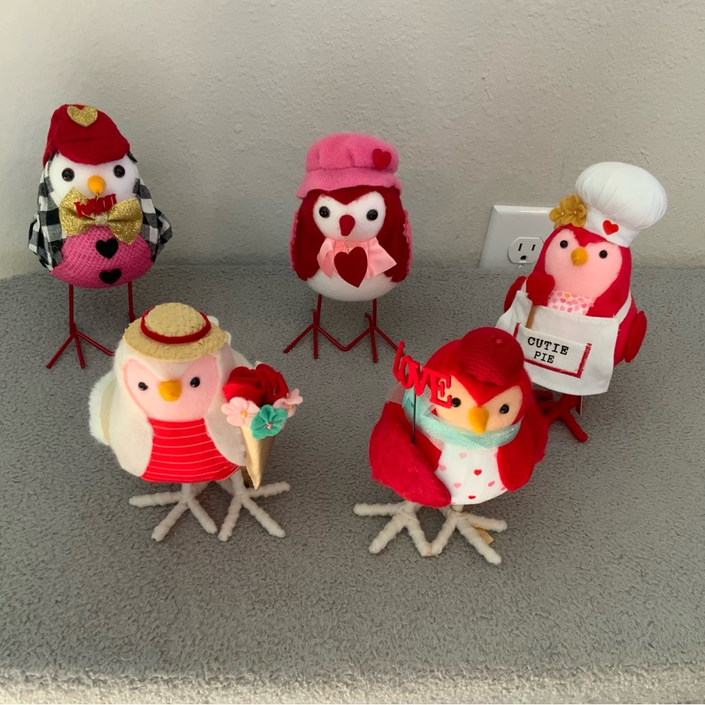 Lot Of5 Target Spritz Valentine 2023 Fabric Birds